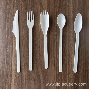 Sustainable disposable bioplastic Spoon CPLA cutlery